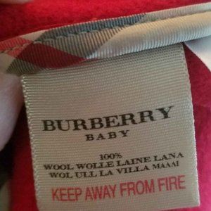 Kids winter Burberry coat